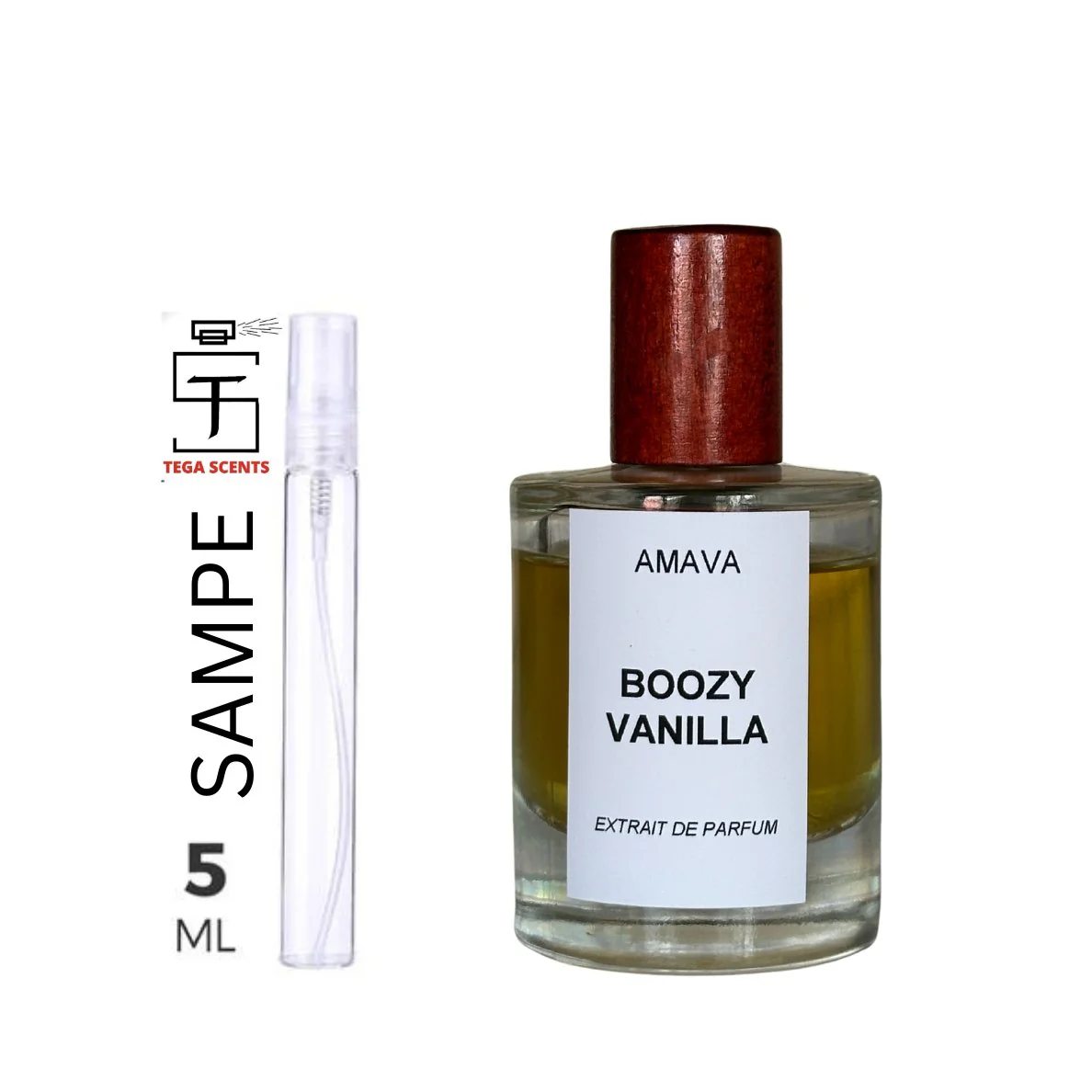 Boozy Vanilla 5ml Extrait De Parfum by Amava Perfumes