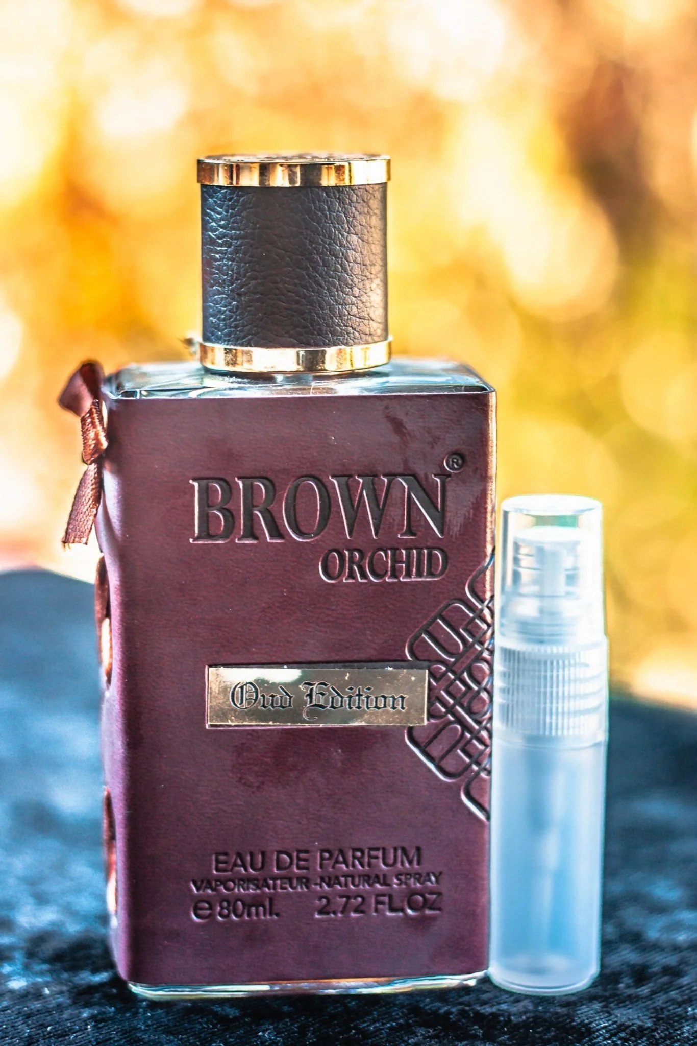 BROWN ORCHID OUD EDITION BY FRAGRANCE WORLD 5ML SAMPLE