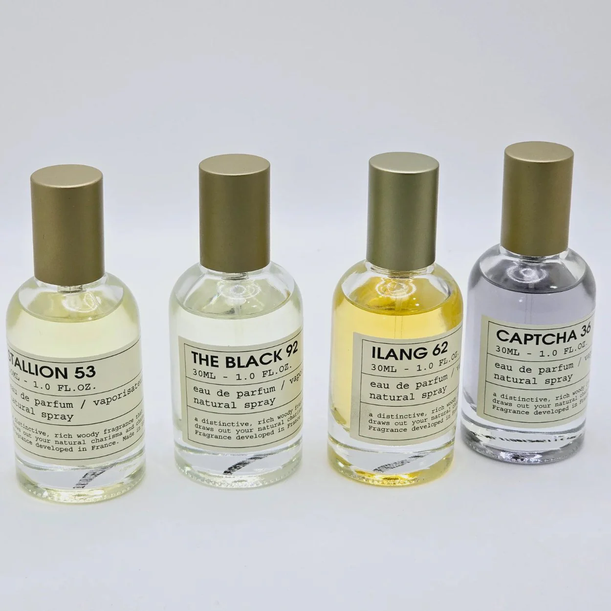 EMPER DISCOVERY SET 4 X 30ML EDP SPRAY STALLION 53, THE BLACK 92,ILANG 62, CAPTCHA 36 - Image 2
