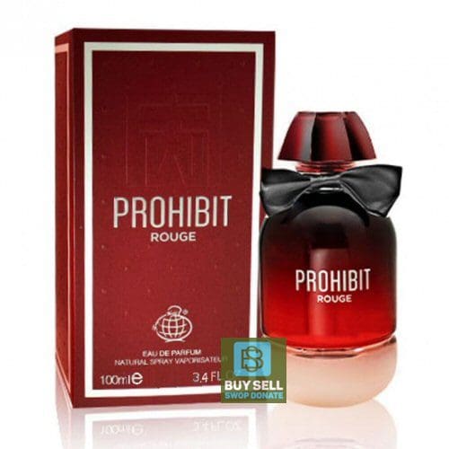 Prohibit Rouge Fragrance World EDP 100ml